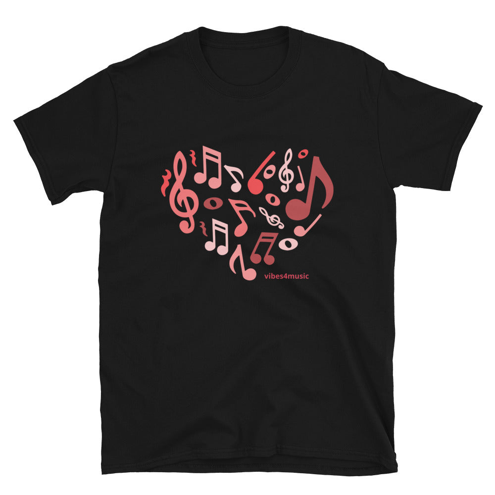 Color Heart Music Note