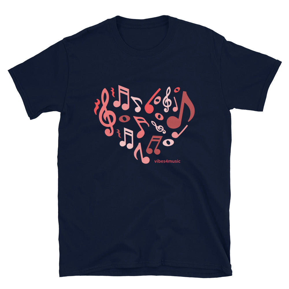 Color Heart Music Note