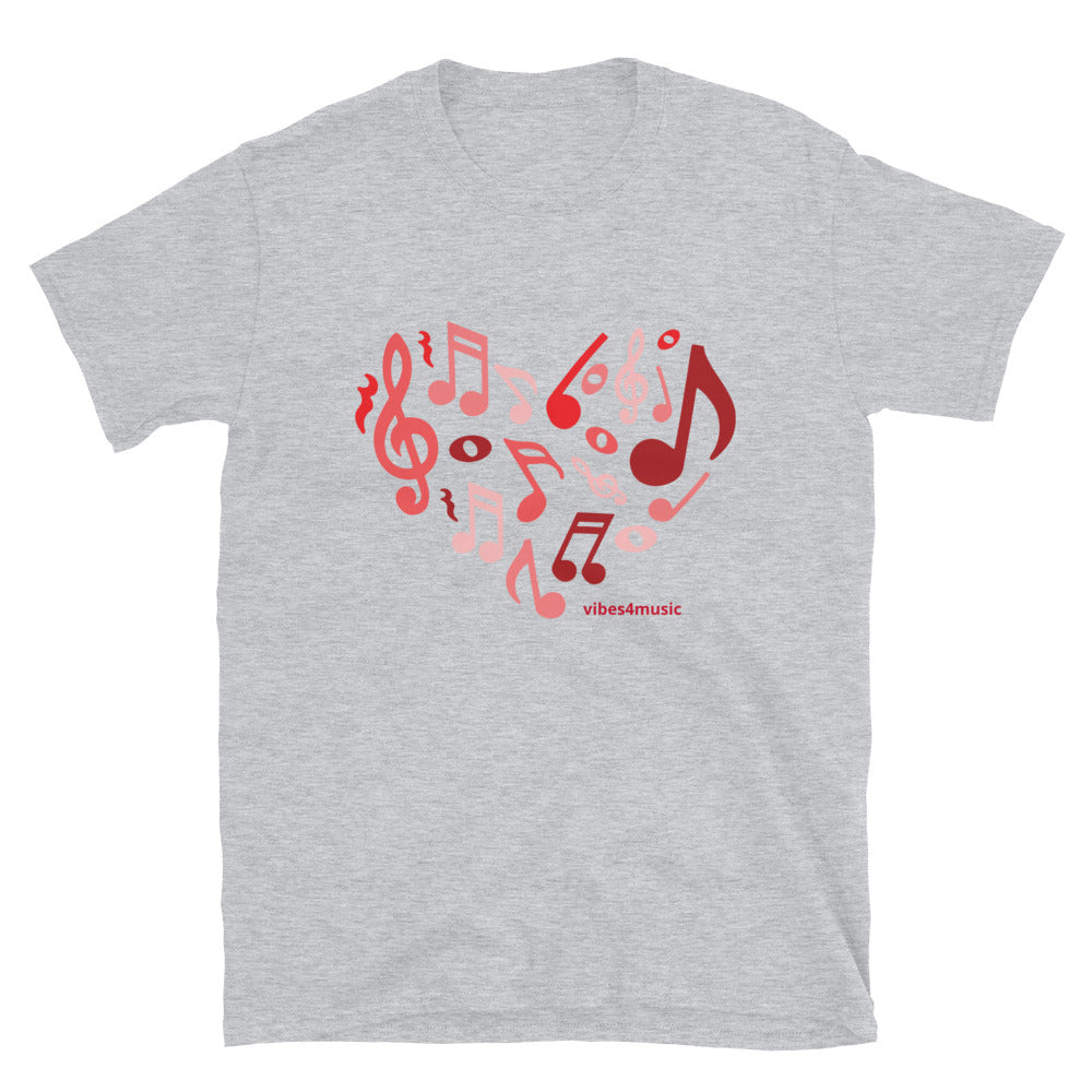 Color Heart Music Note