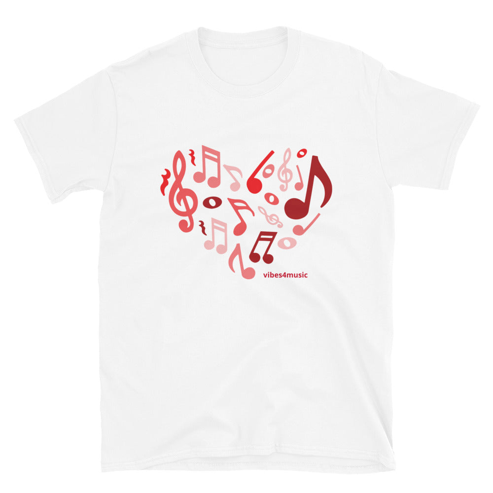 Color Heart Music Note