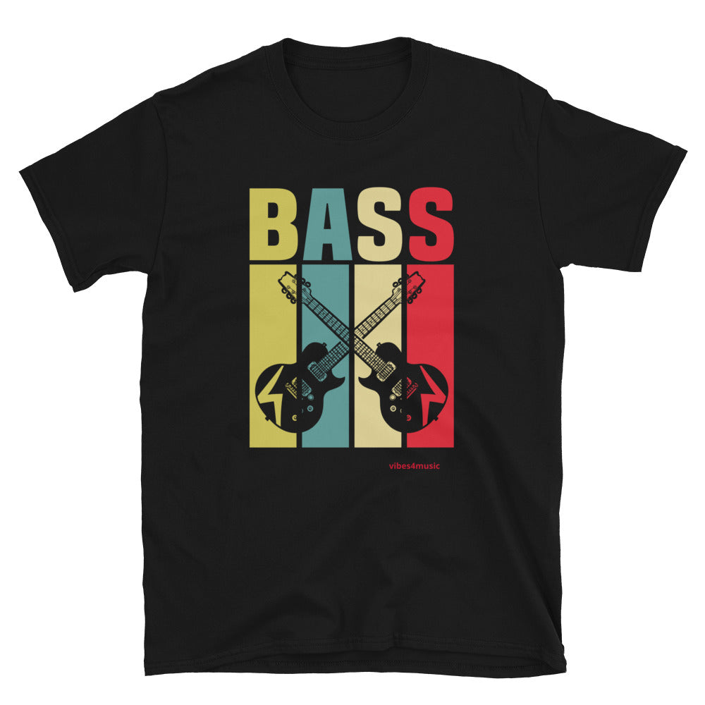 Vibes4Music Bass Guitar Unisex Music Tee