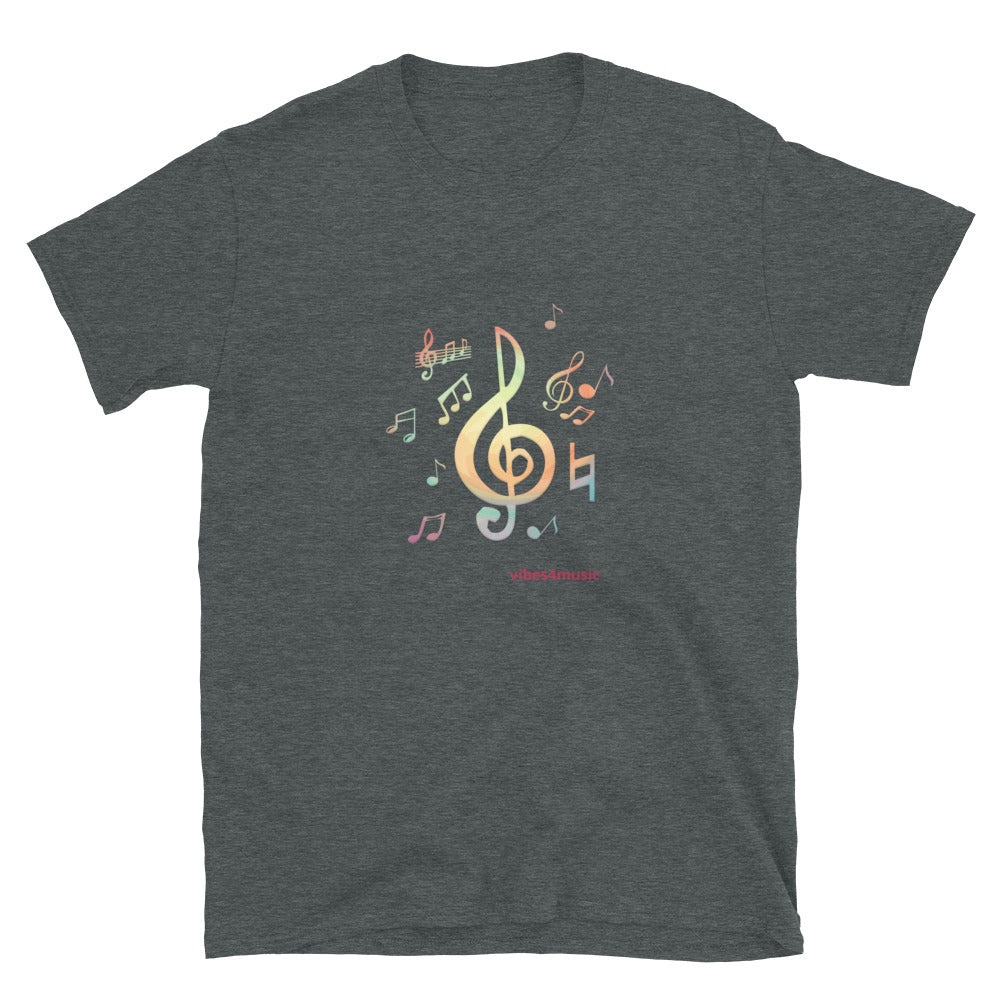 Multicolored Music Note