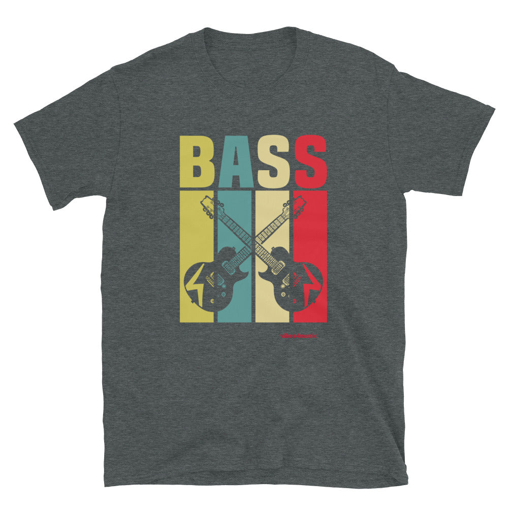 Vibes4Music Bass Guitar Unisex Music Tee