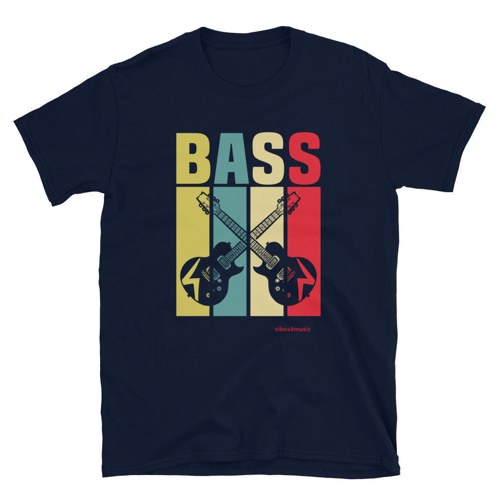 Vibes4Music Bass Guitar Unisex Music Tee