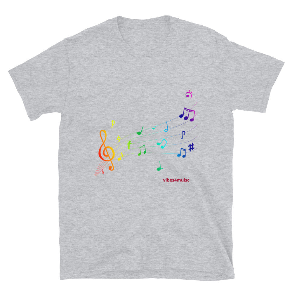 Multi Colored Music Note