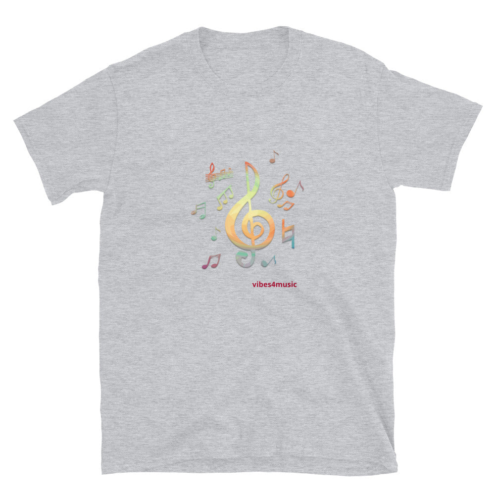 Multicolored Music Note