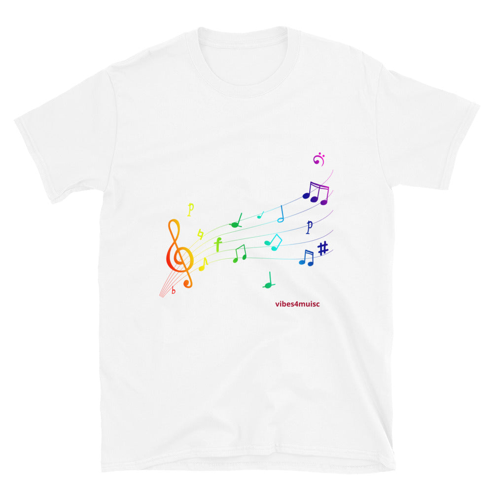 Multi Colored Music Note