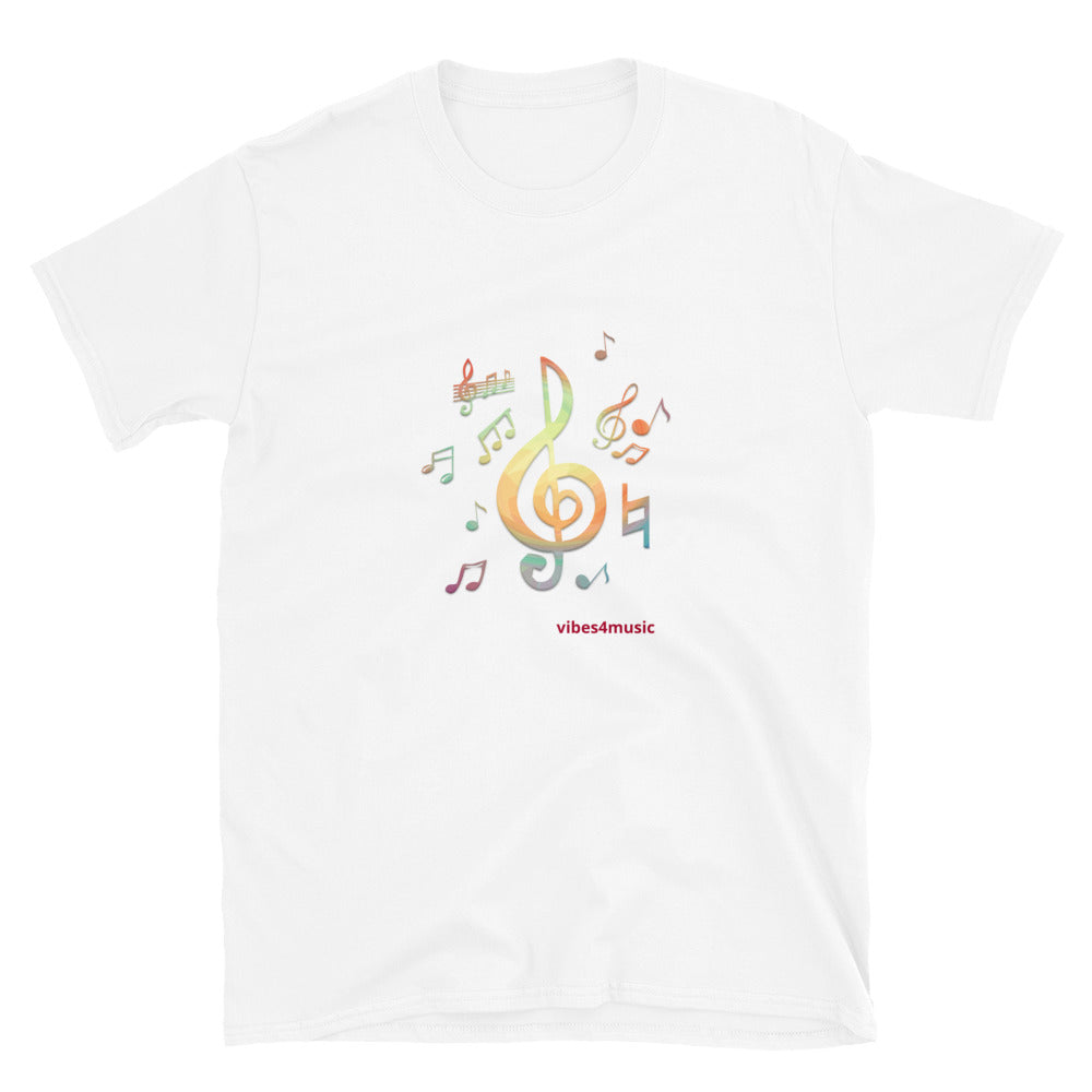 Multicolored Music Note