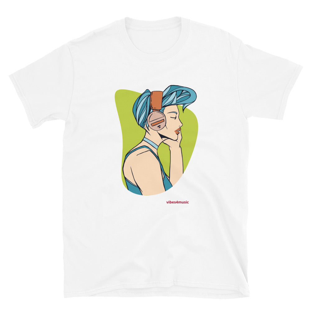 Retro Girl With Headphone