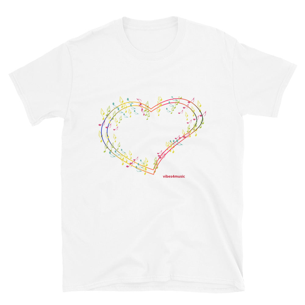 Color Heart Music Note