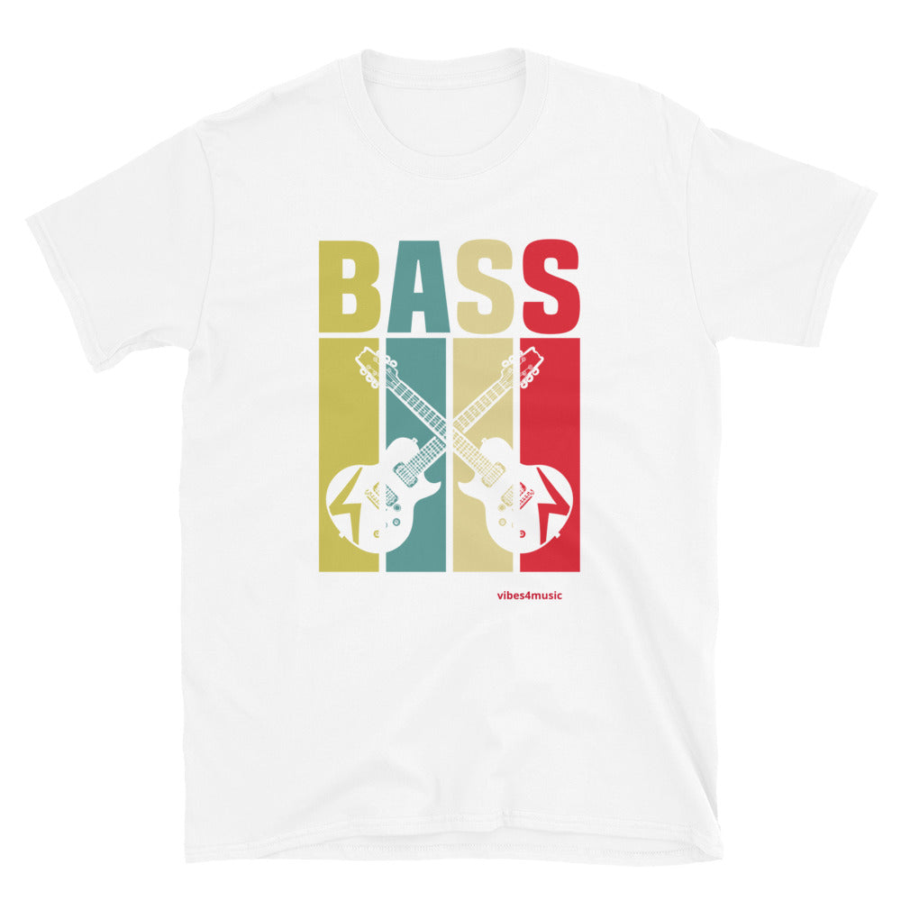 Vibes4Music Bass Guitar Unisex Music Tee