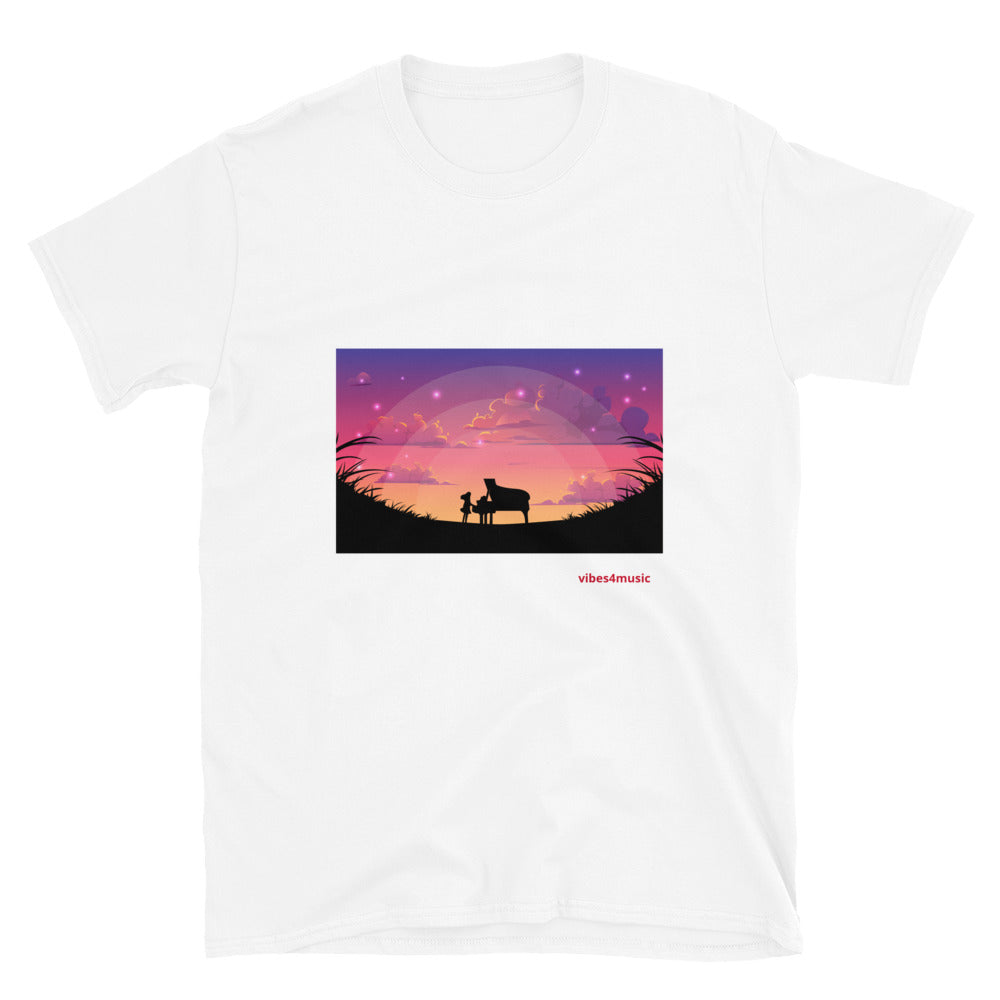 Silhouette Piano Playing