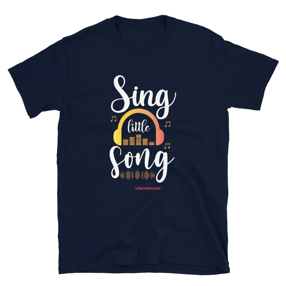 sing a little song navy music t-shirt