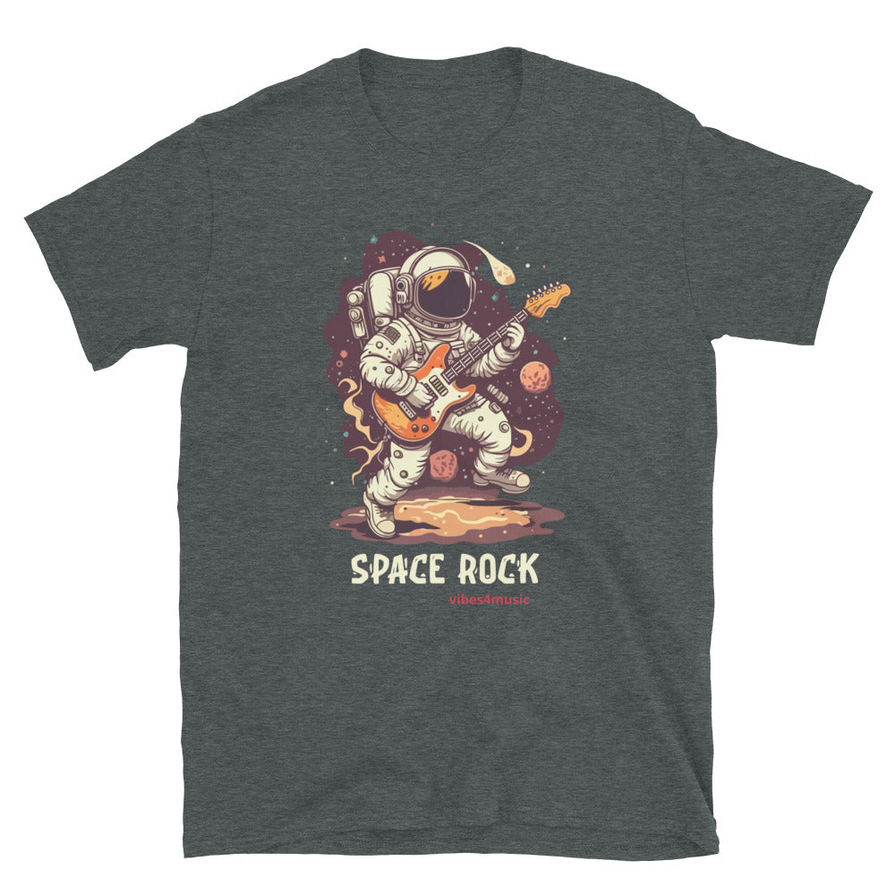 Astronaut Space Rock Guitar T-Shirt | Music Graphic Tees | VIbes4Music