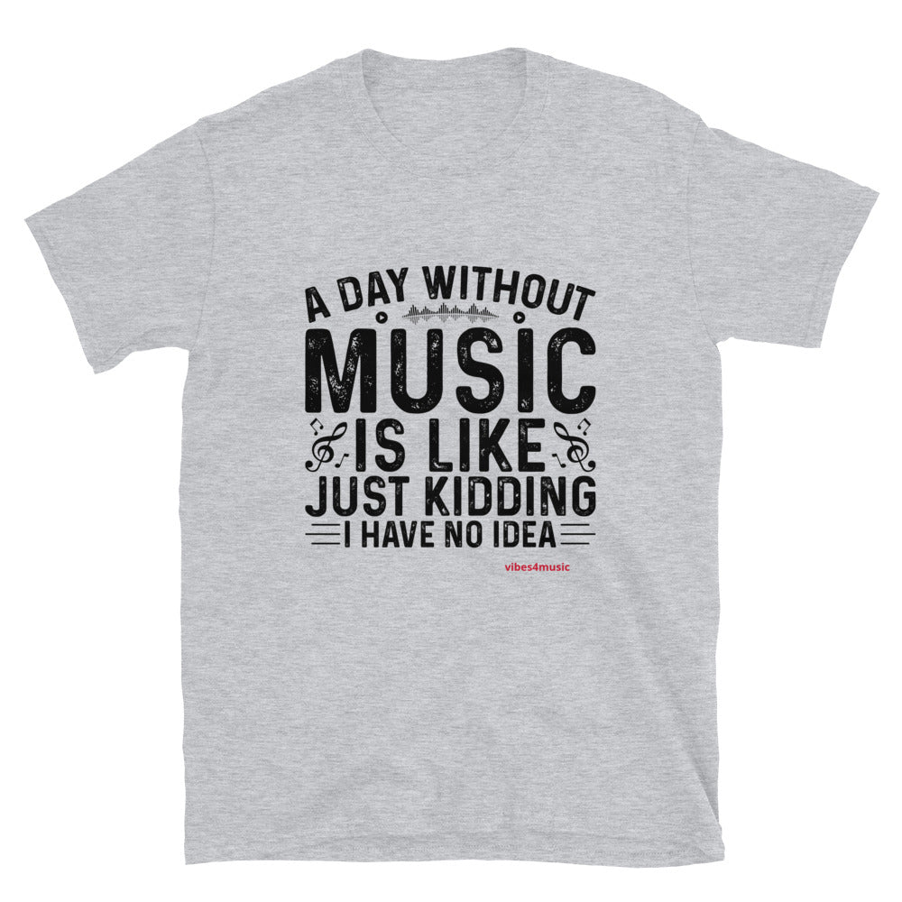 A Day With Out Music | Music Clothing of Vibes4Music