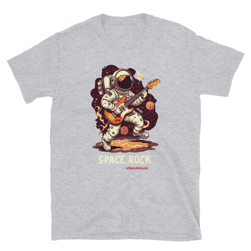 Astronaut Space Rock Guitar T-Shirt | Music Graphic Tees | VIbes4Music