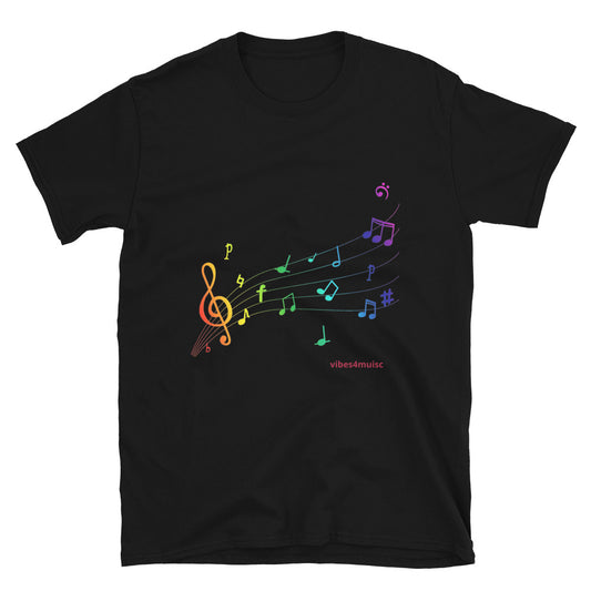Multi Colored Music Note