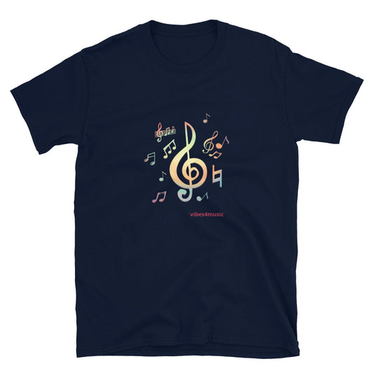 Multicolored Music Note