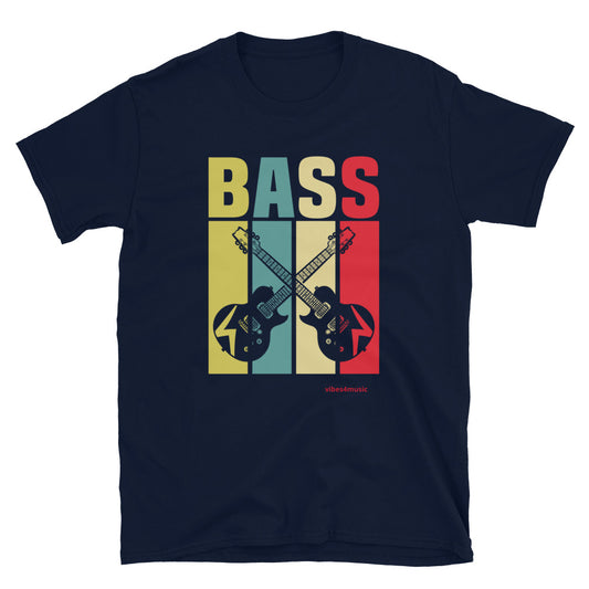 Vibes4Music Bass Guitar Unisex Music Tee