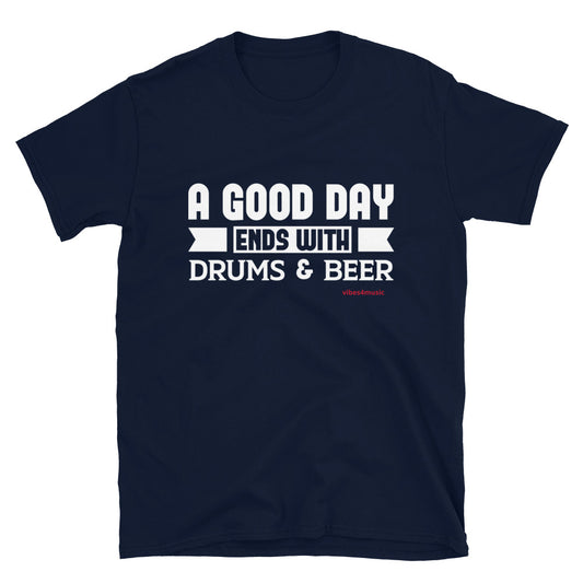 Drums And Beer | Music Theme T-Shirts | Vibes4Music