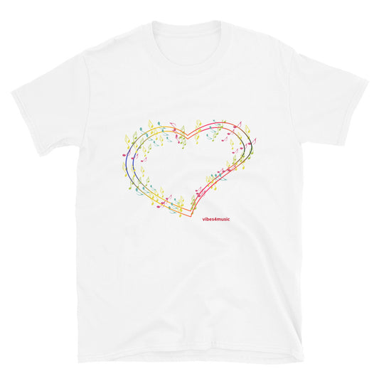 Color Heart Music Note